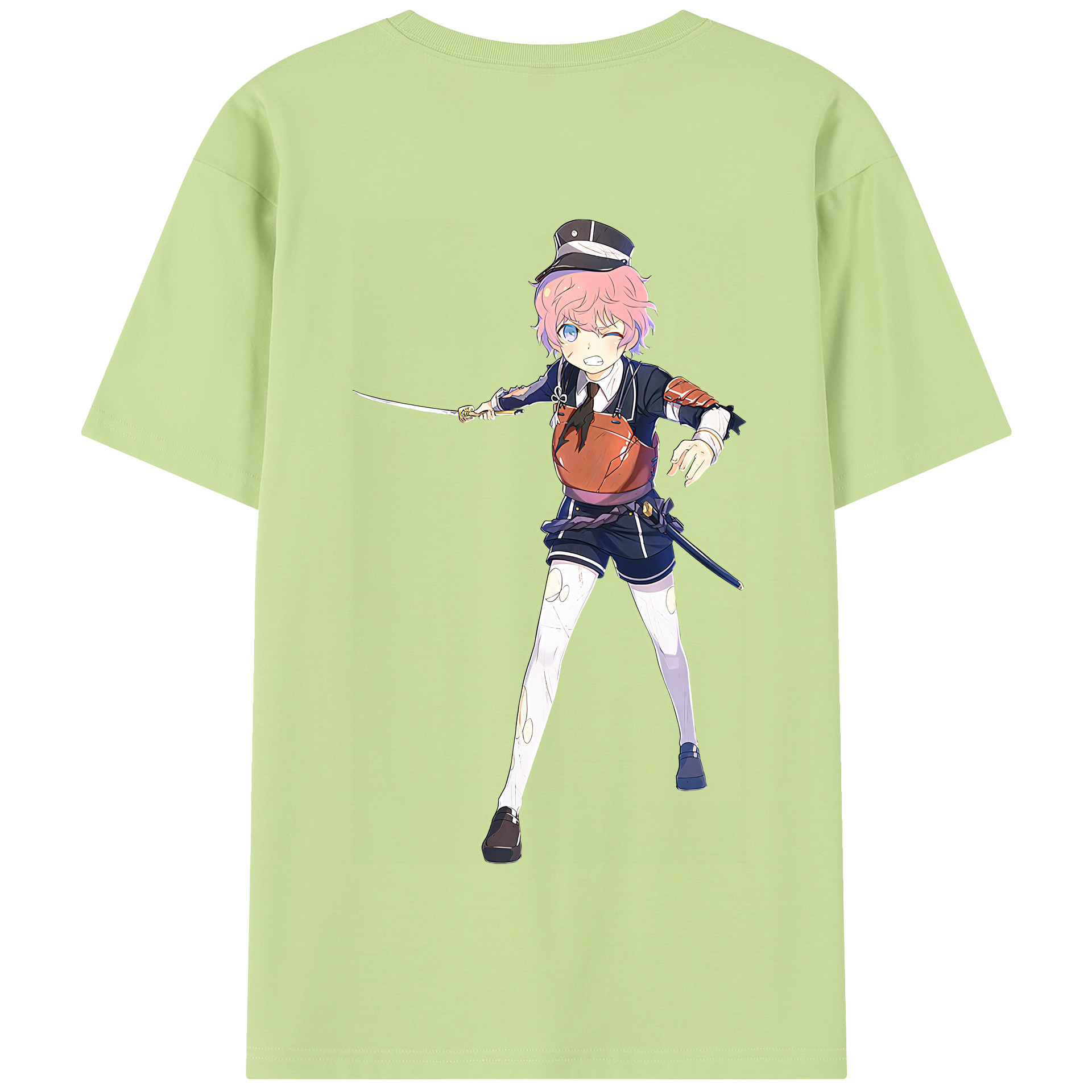 （画像用） 刀剣乱舞 Touken Ranbu 綿100％半袖Tシャツ（背面プリント）